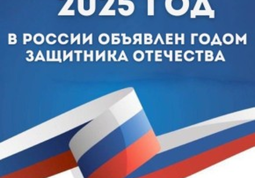 2025 год Президентом России Владимиром Путиным официально объявлен Годом защитника Отечества